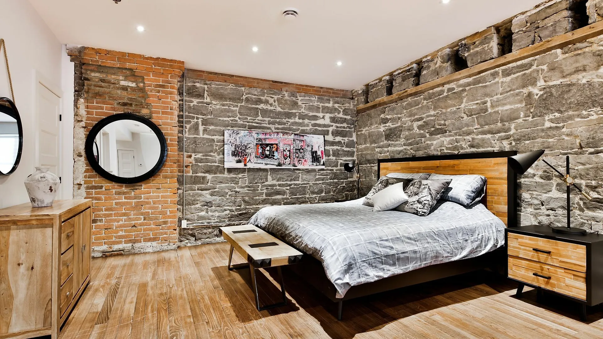 아파트 Les Suites Saint Francois Xavier 몬트리올